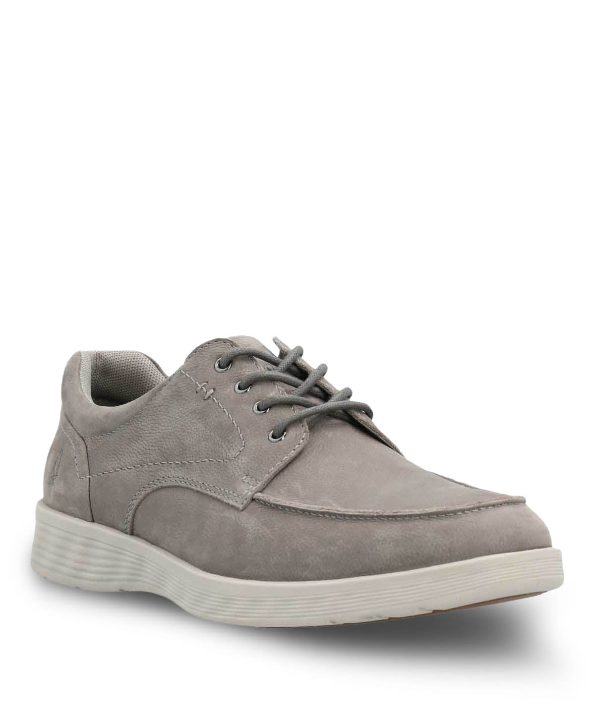 Zapato Cuero Hombre Spinal Broke Gris Hush Puppies | Hush Puppies