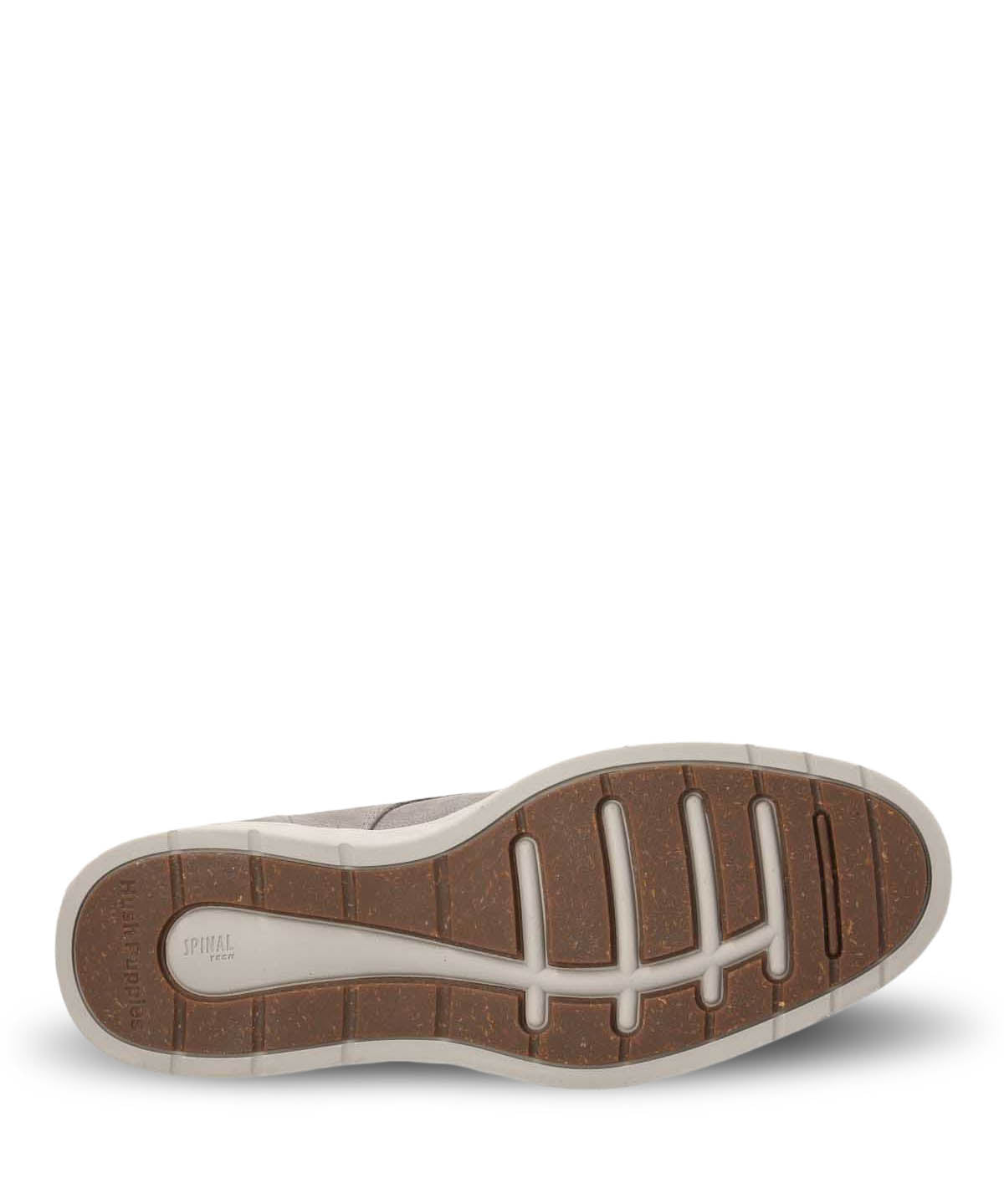 Zapato Cuero Hombre Spinal Broke Gris Hush Puppies | Hush Puppies