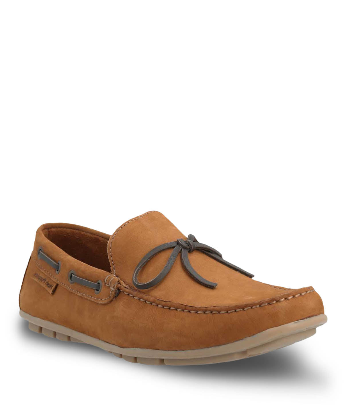 Mocasin Cuero Hombre Croce Café Hush Puppies | Hush Puppies