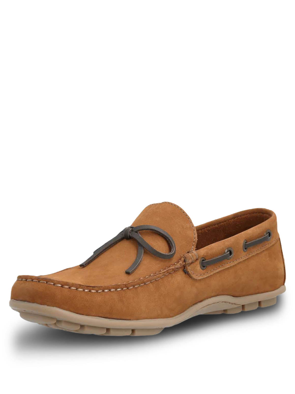 Mocasin Cuero Hombre Croce Café Hush Puppies | Hush Puppies