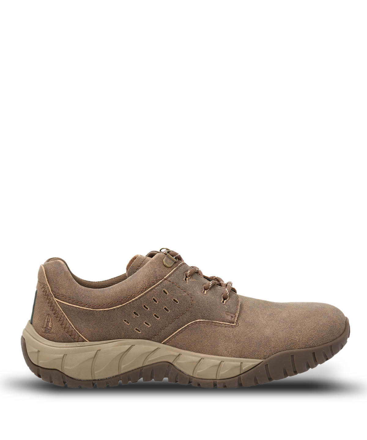 Zapatilla Cuero Hombre Kurth Café Hush Puppies