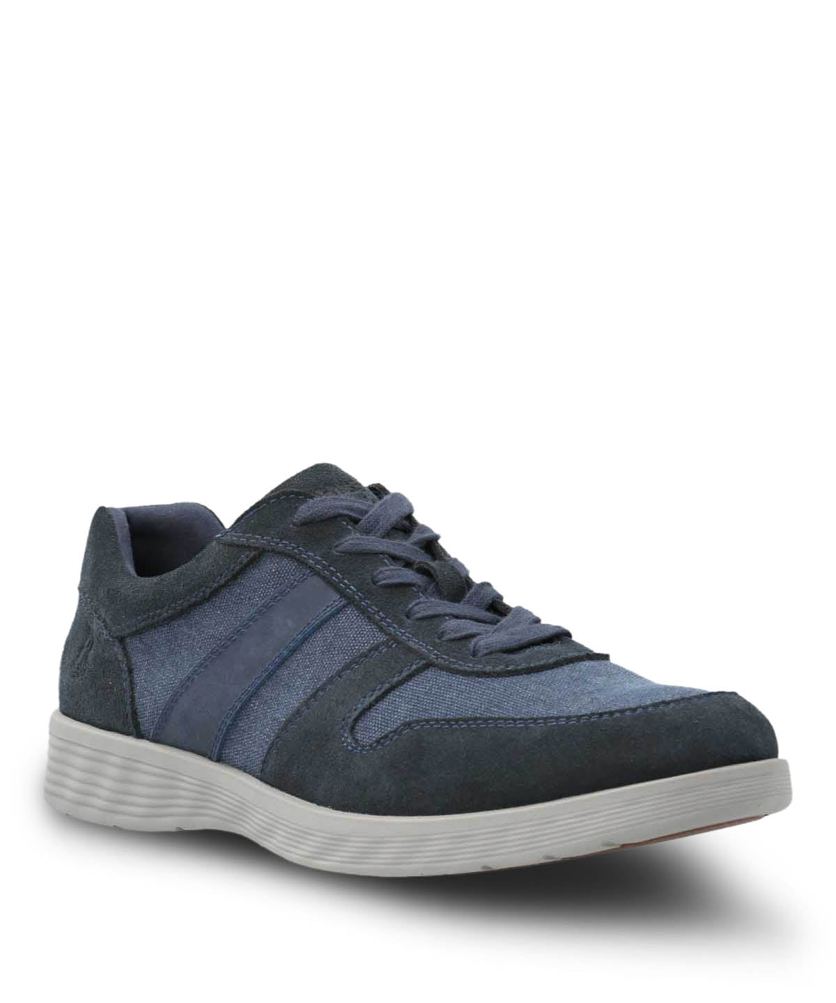 Zapatilla Cuero Hombre Spinal Wave Azul Hush Puppies