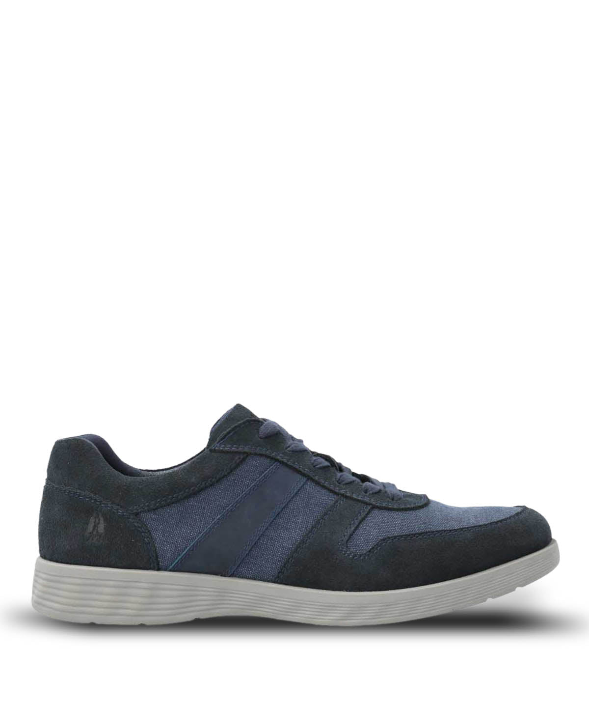 Zapatilla Cuero Hombre Spinal Wave Azul Hush Puppies