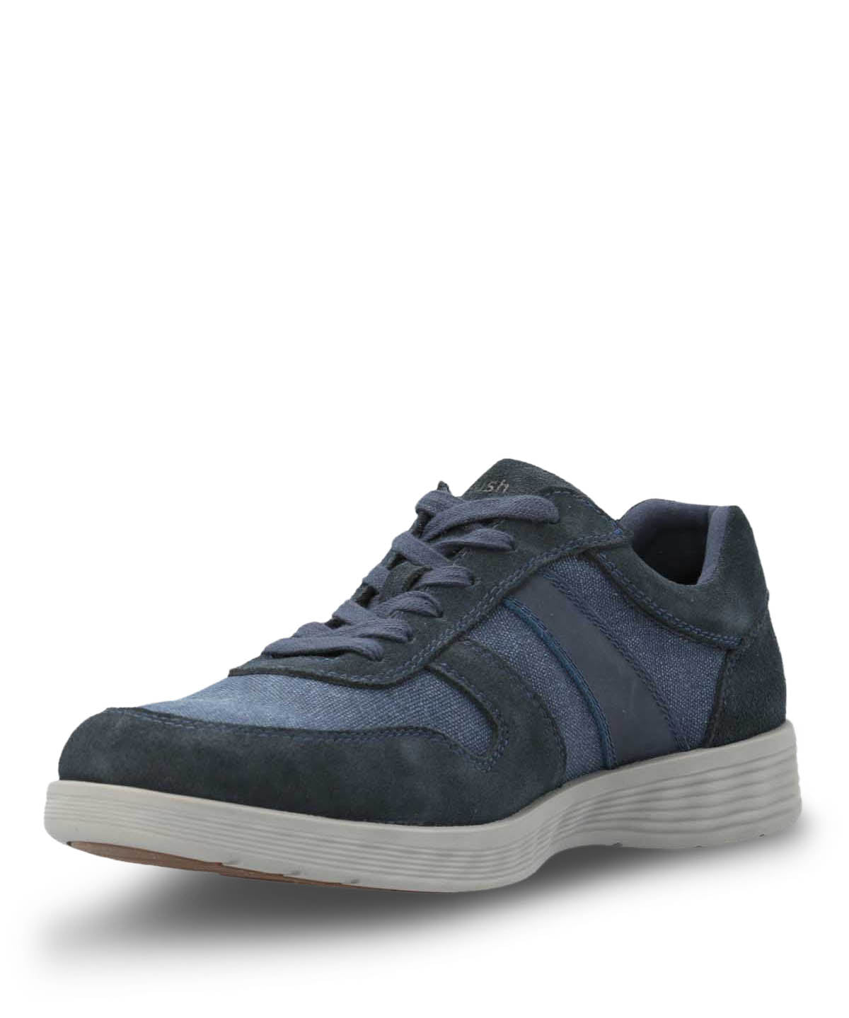 Zapatilla Cuero Hombre Spinal Wave Azul Hush Puppies