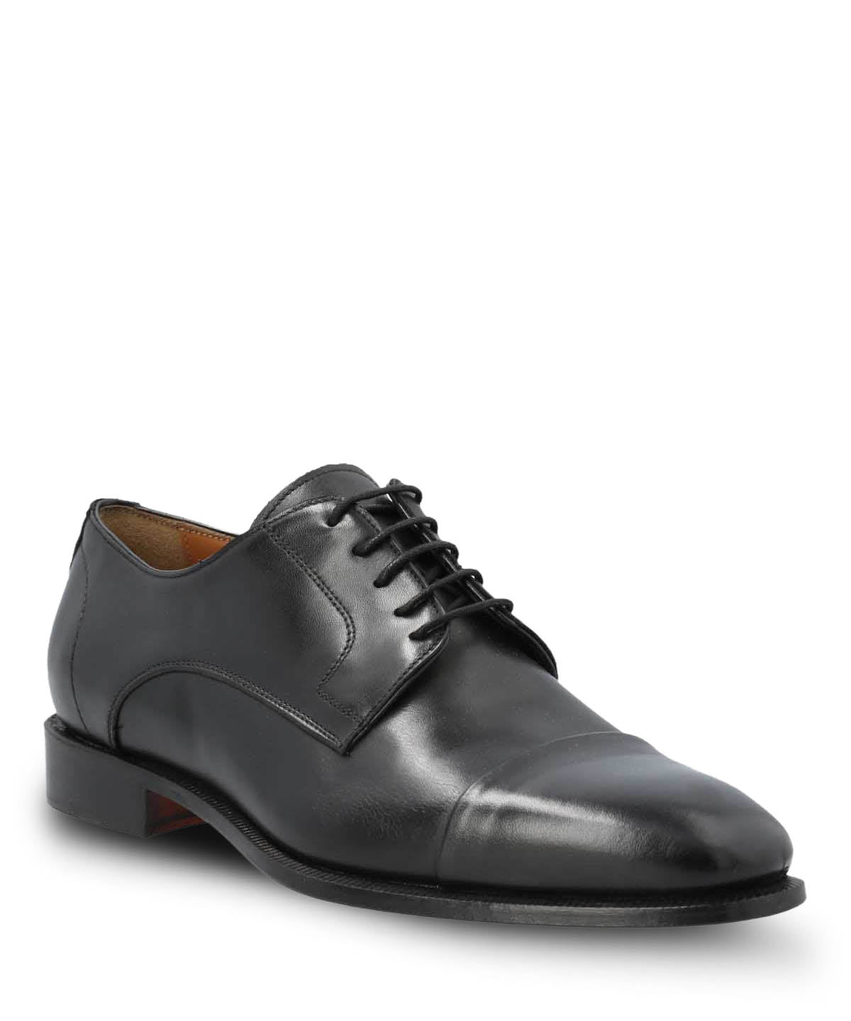 Zapato Italiano Hombre Cuero Morati Negro Hush Puppies