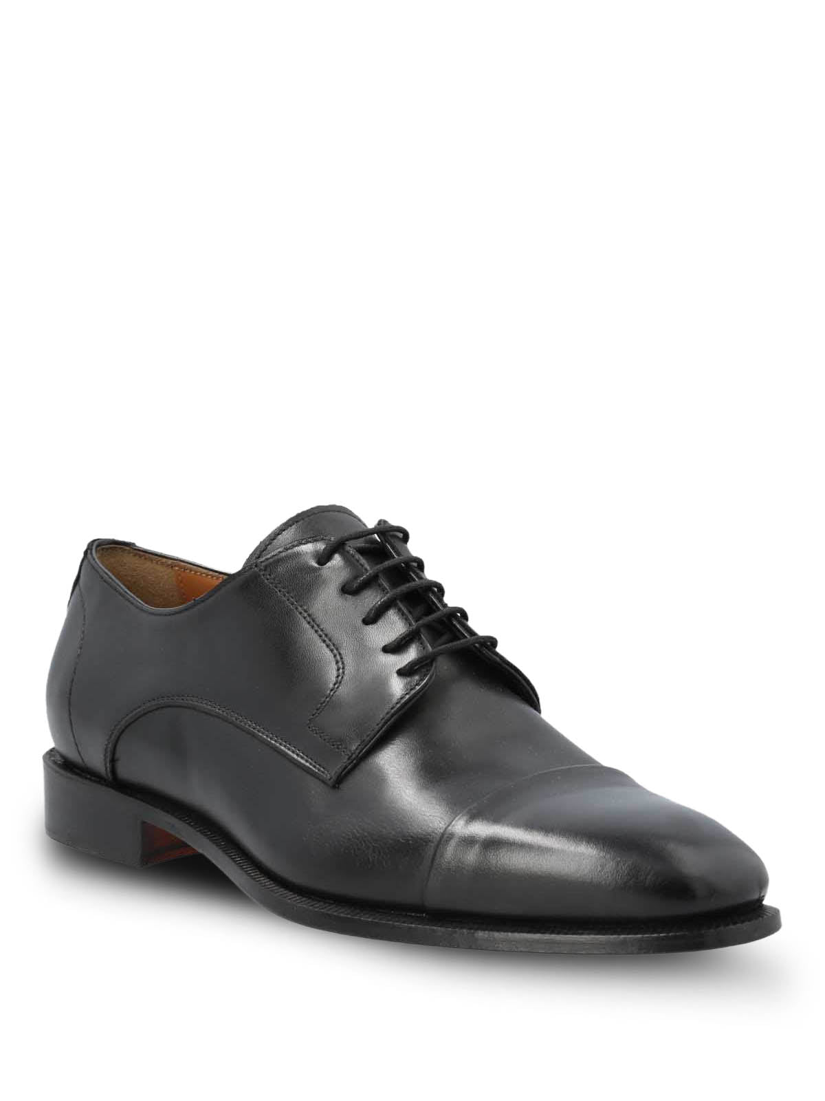 Zapato Italiano Hombre Cuero Morati Negro Hush Puppies