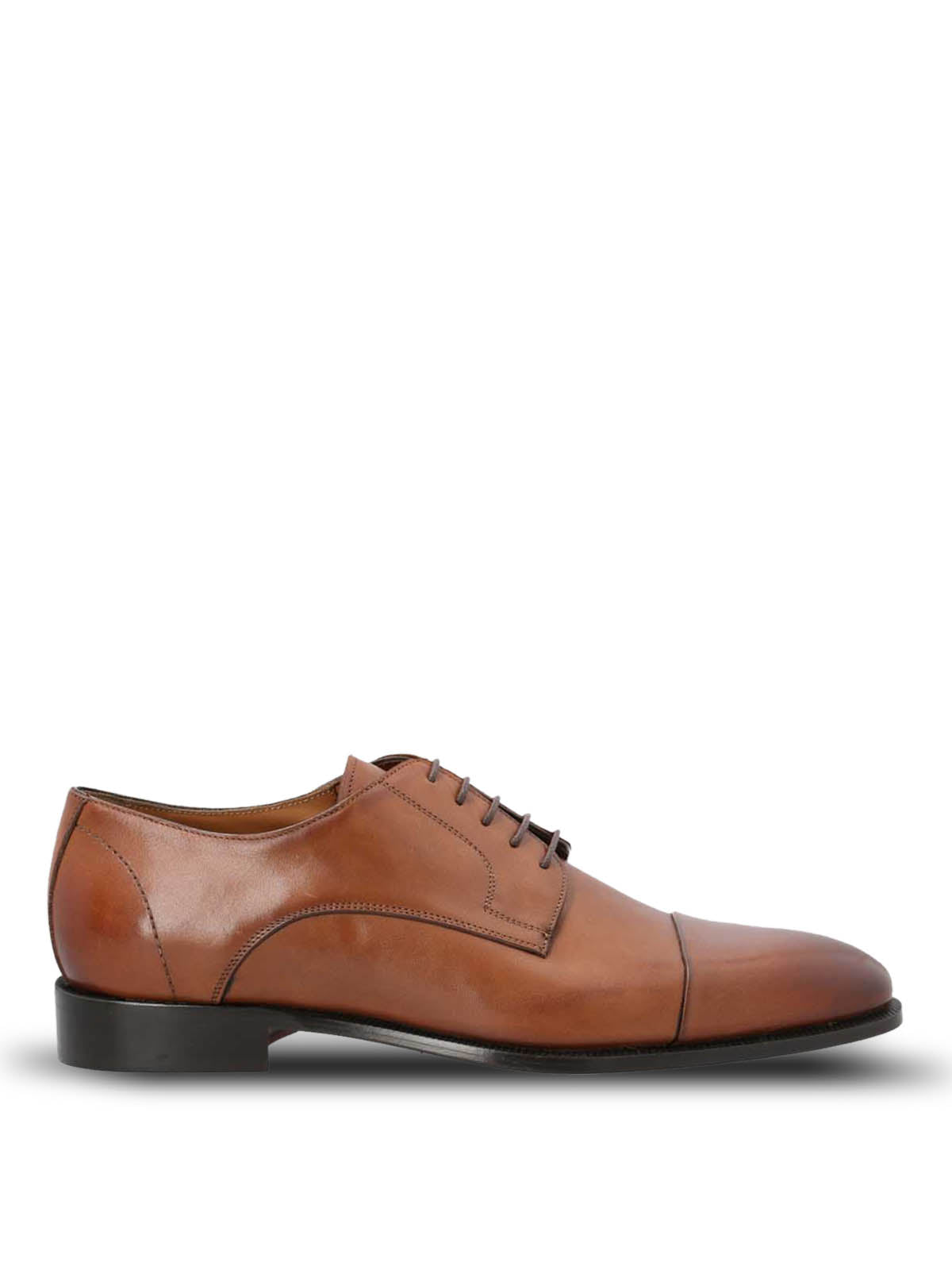 Zapato Italiano Hombre Cuero Morati Café Hush Puppies