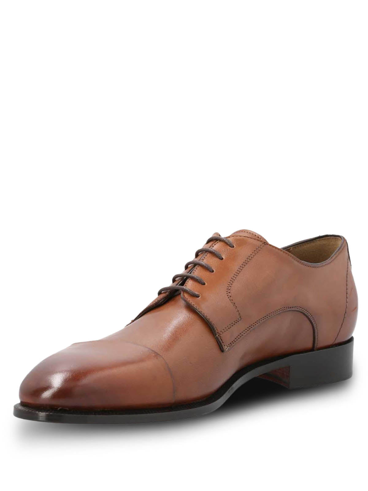 Zapato Italiano Hombre Cuero Morati Café Hush Puppies
