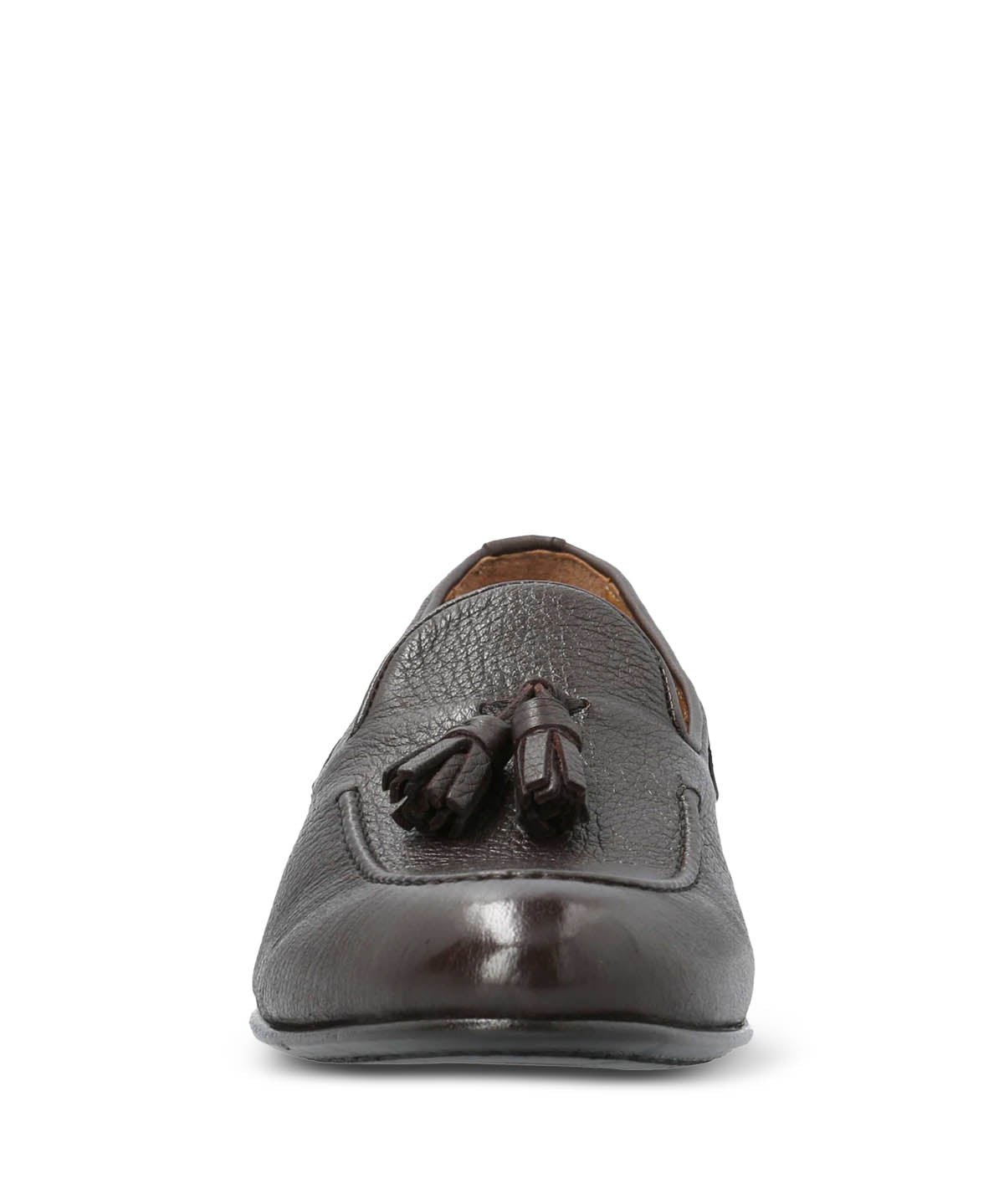 Mocasin Italiano Hombre Cuero Cremona Café Hush Puppies