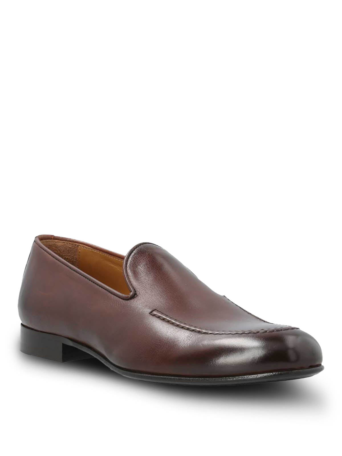 Mocasin Italiano Hombre Cuero Lucca Café Hush Puppies