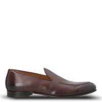 Mocasin Italiano Hombre Cuero Lucca Café Hush Puppies