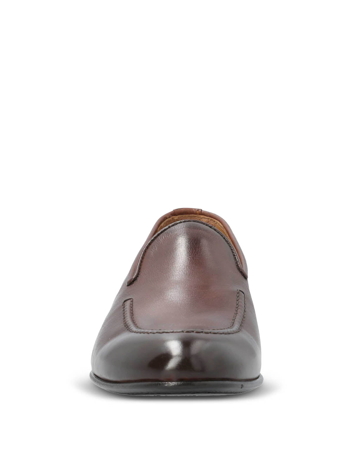 Mocasin Italiano Hombre Cuero Lucca Café Hush Puppies