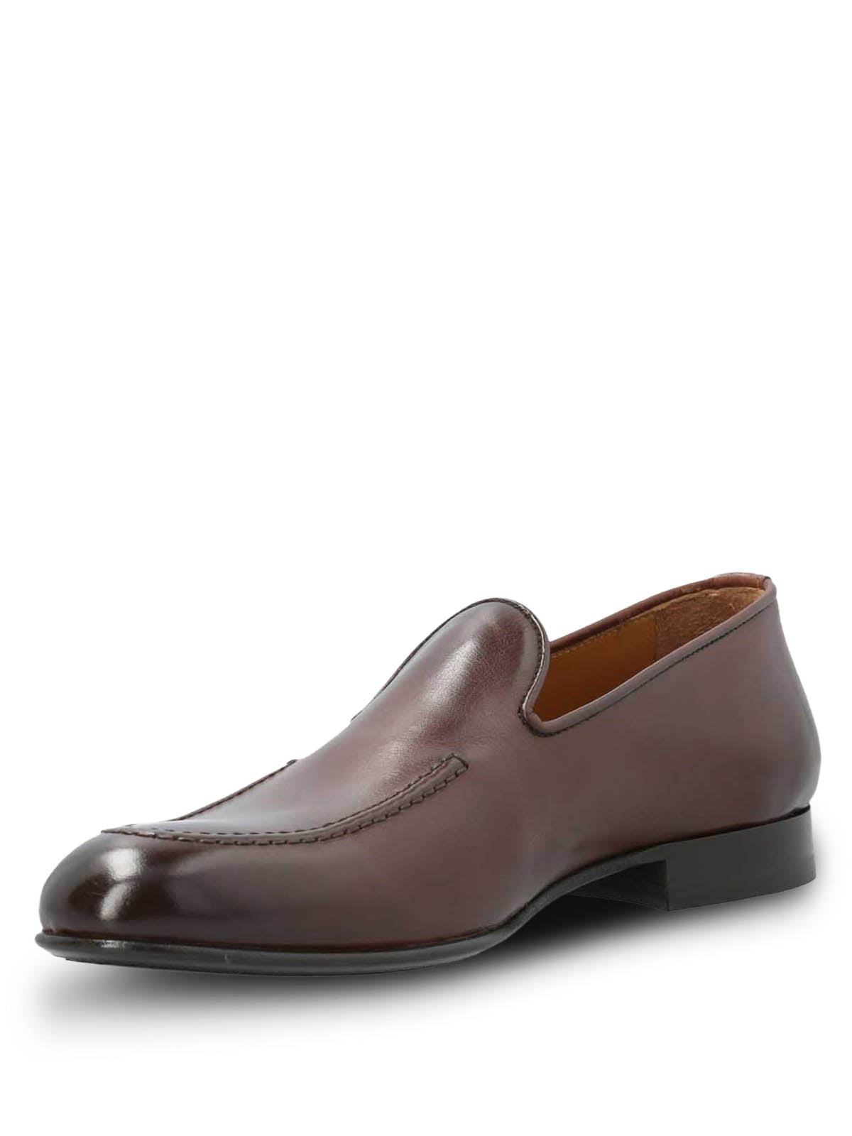 Mocasin Italiano Hombre Cuero Lucca Café Hush Puppies
