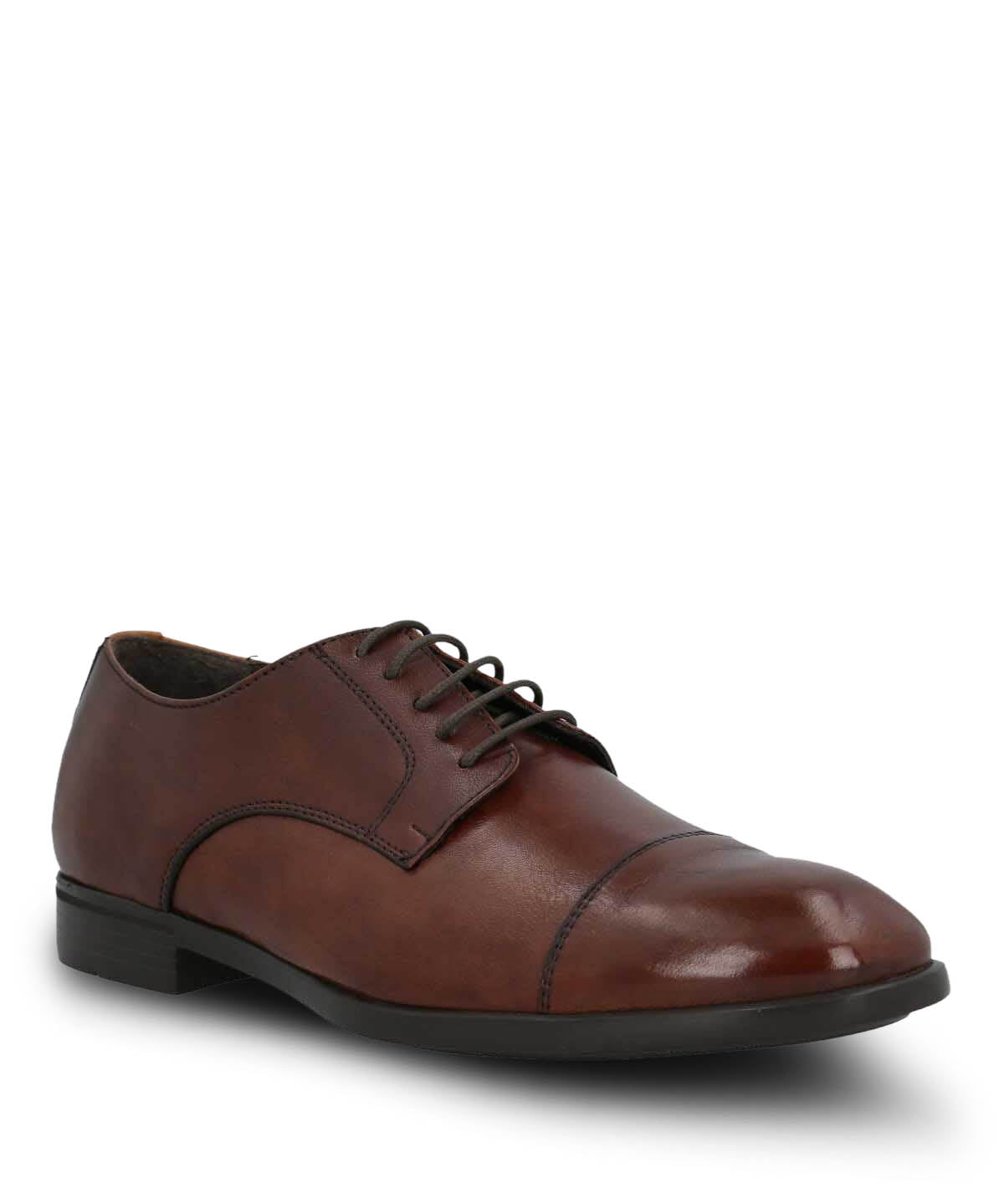 Zapato Hombre  Italiano Cuero Leccio Café | Hush Puppies