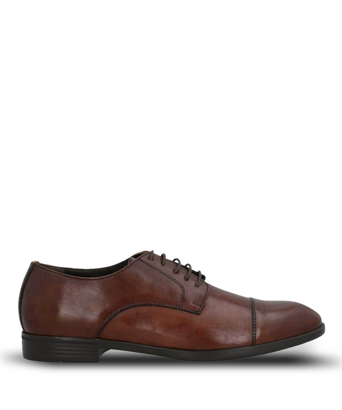 Zapato Hombre  Italiano Cuero Leccio Café | Hush Puppies