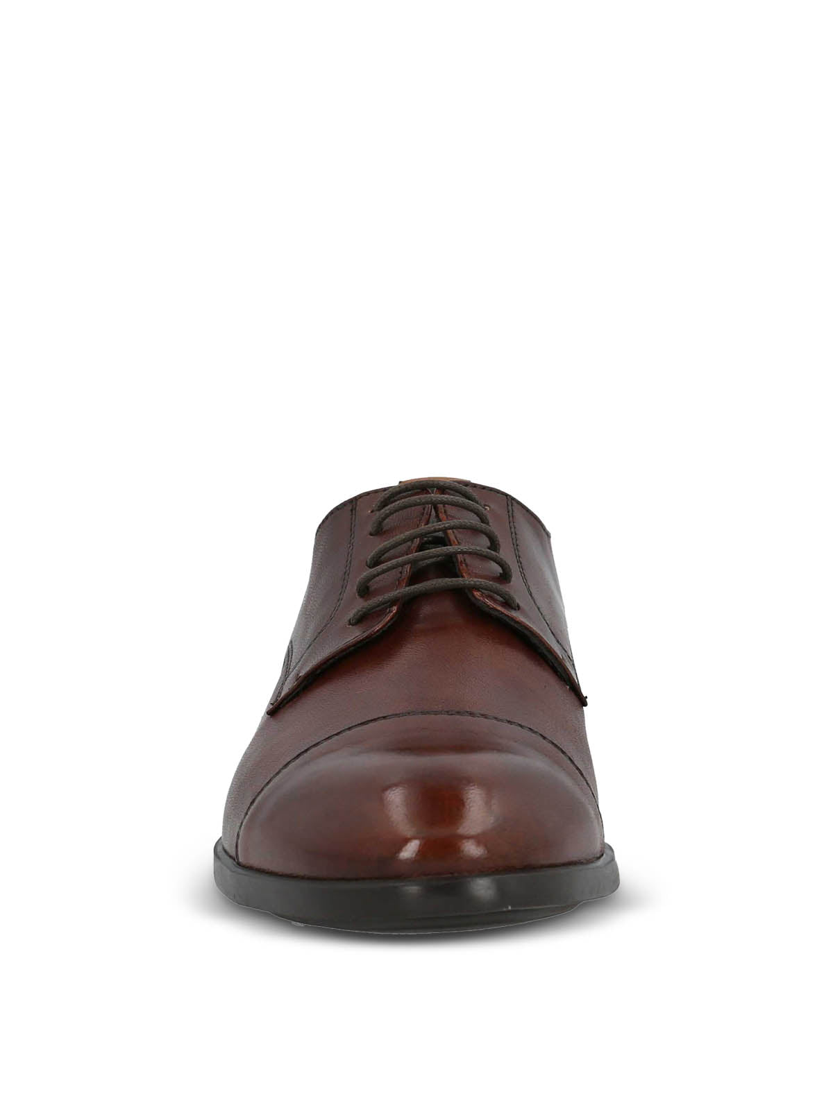 Zapato Hombre  Italiano Cuero Leccio Café | Hush Puppies