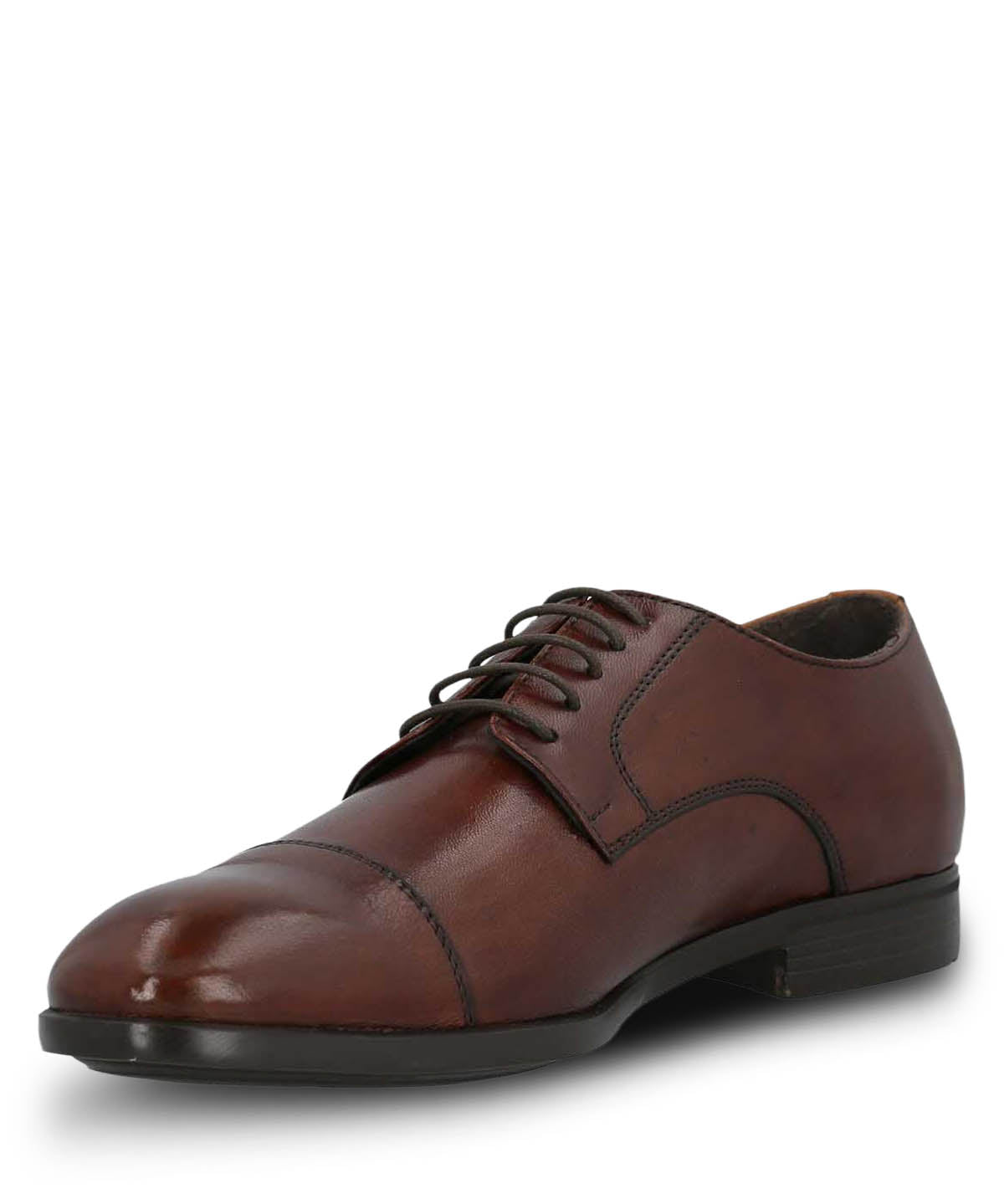 Zapato Hombre  Italiano Cuero Leccio Café | Hush Puppies