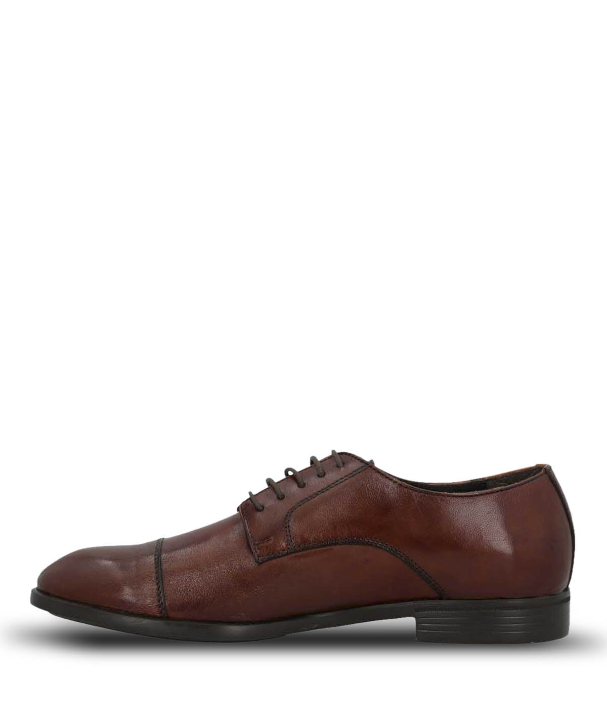 Zapato Hombre  Italiano Cuero Leccio Café | Hush Puppies