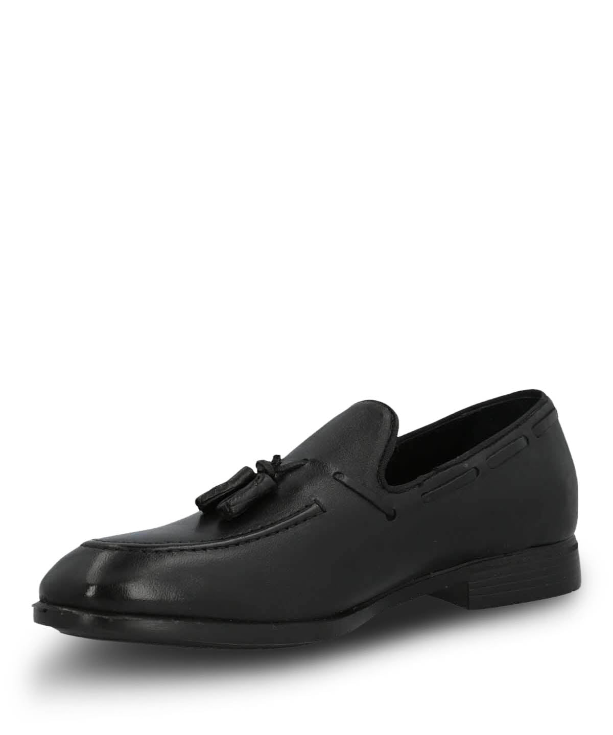 Mocasin Hombre  Italiano Cuero Abete Negro
