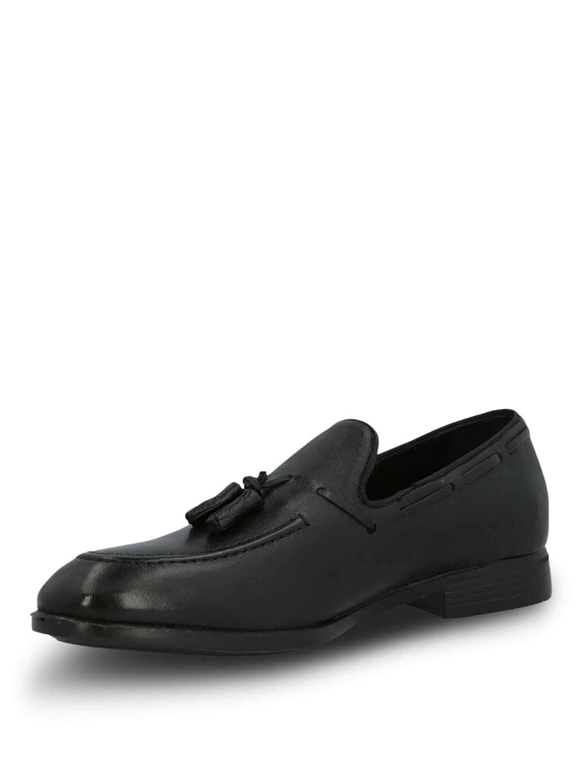Mocasin Hombre  Italiano Cuero Abete Negro