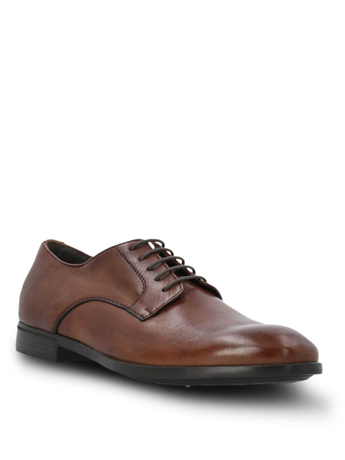 Zapato Hombre  Italiano Cuero Olmo Café