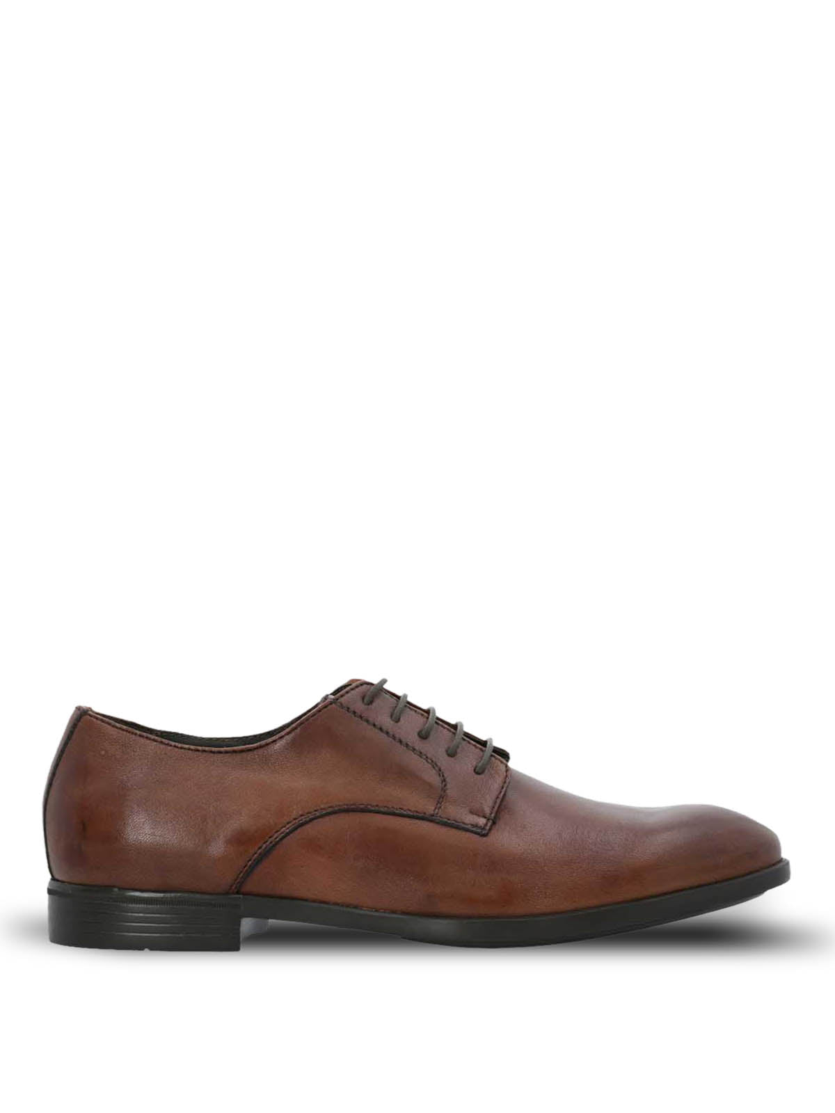 Zapato Hombre  Italiano Cuero Olmo Café