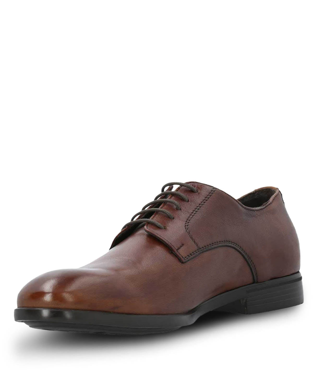 Zapato Hombre  Italiano Cuero Olmo Café