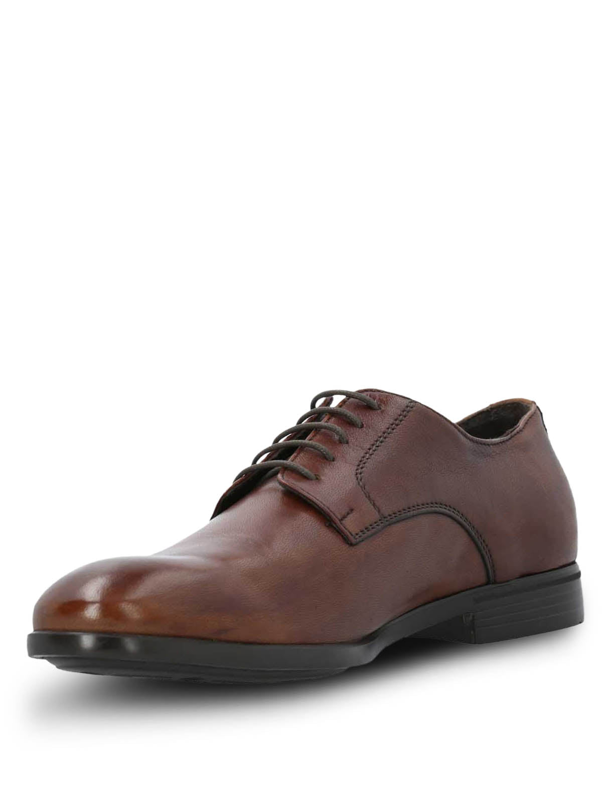 Zapato Hombre  Italiano Cuero Olmo Café