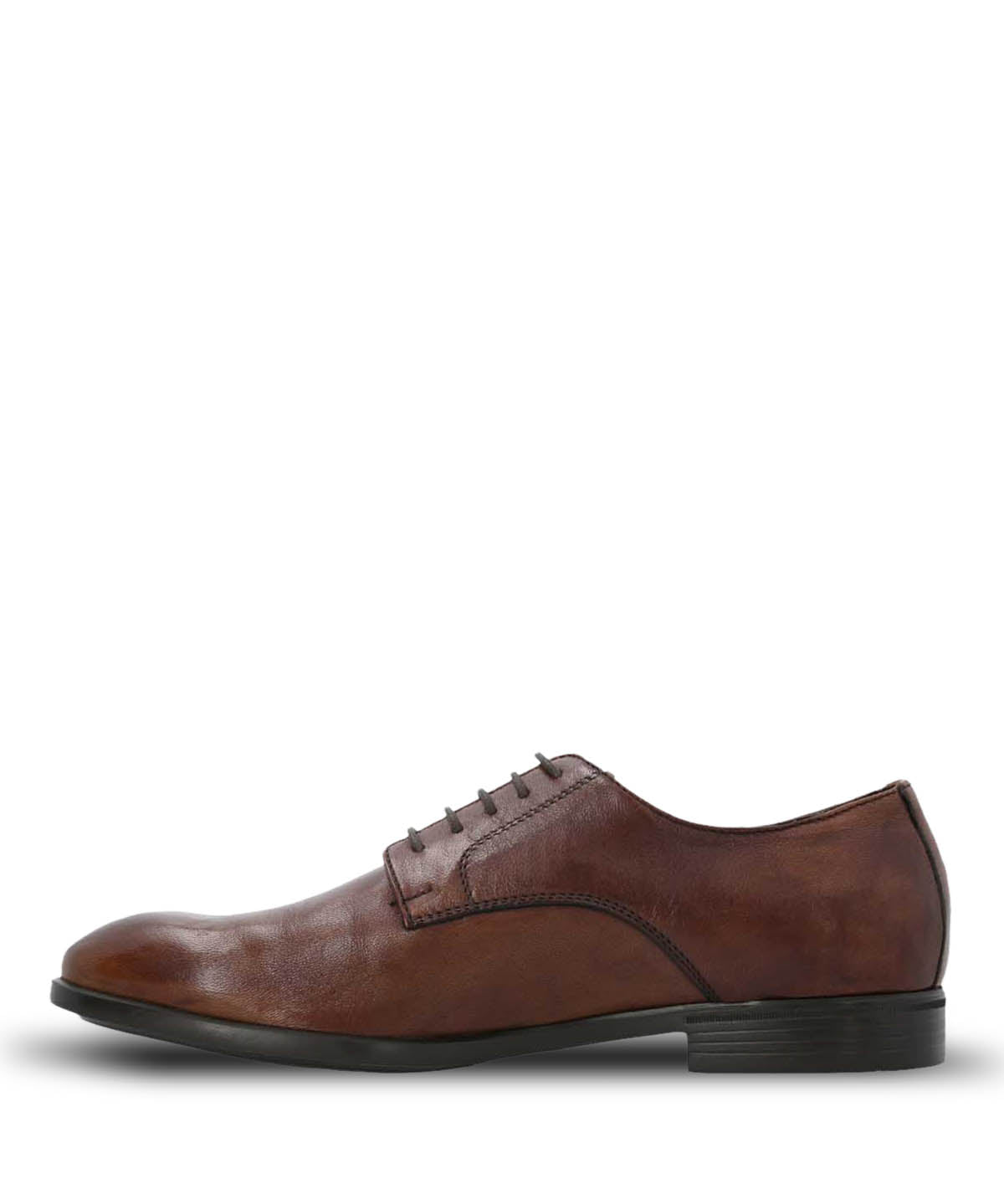 Zapato Hombre  Italiano Cuero Olmo Café