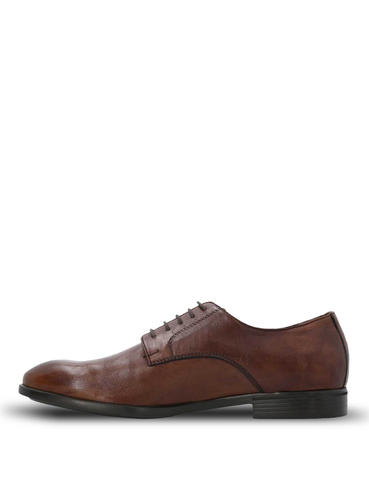 Zapato Hombre  Italiano Cuero Olmo Café