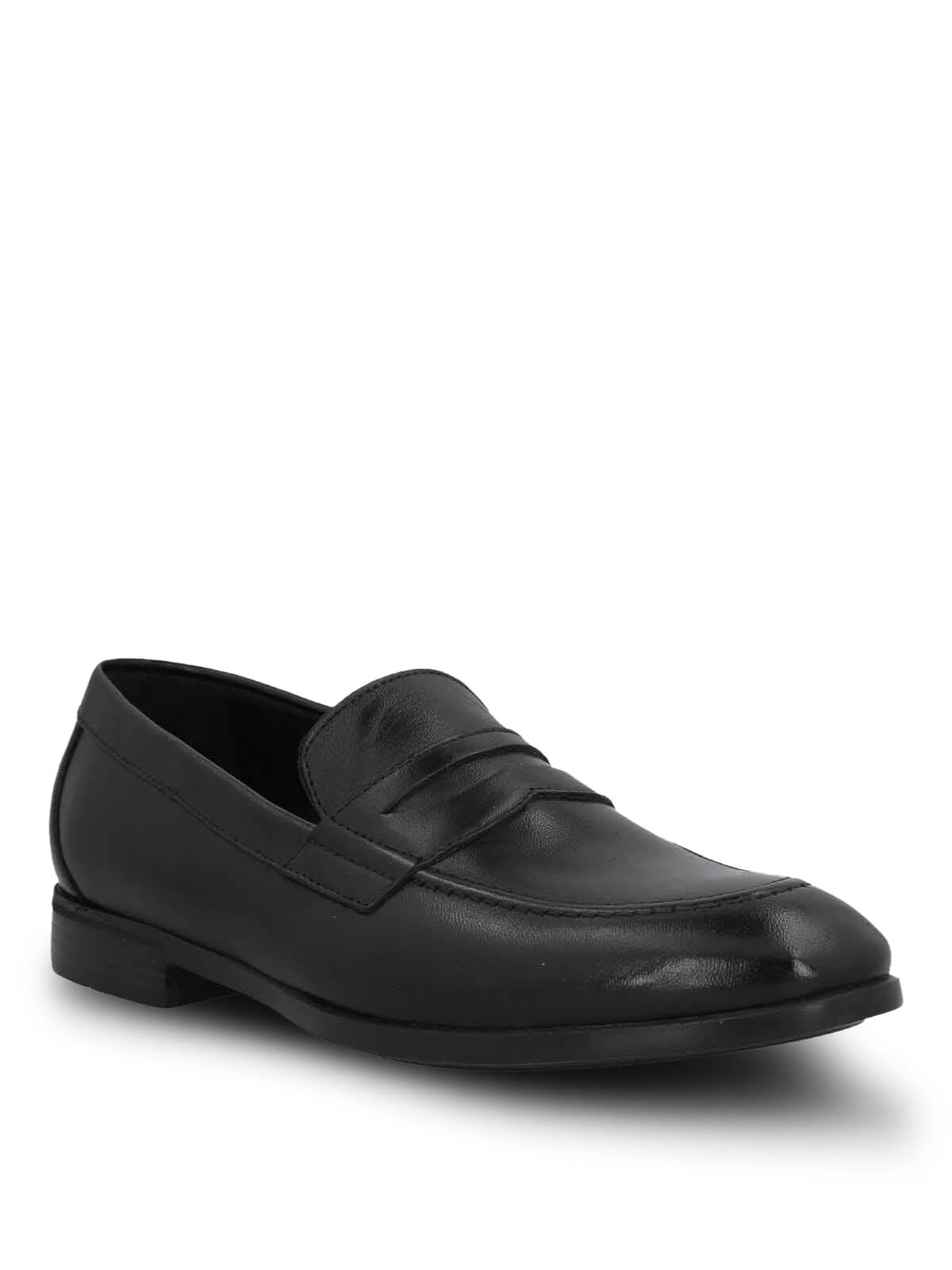 Mocasin Hombre Italiano Cuero Ulivo Negro | Hush Puppies