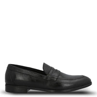 Mocasin Hombre Italiano Cuero Ulivo Negro | Hush Puppies