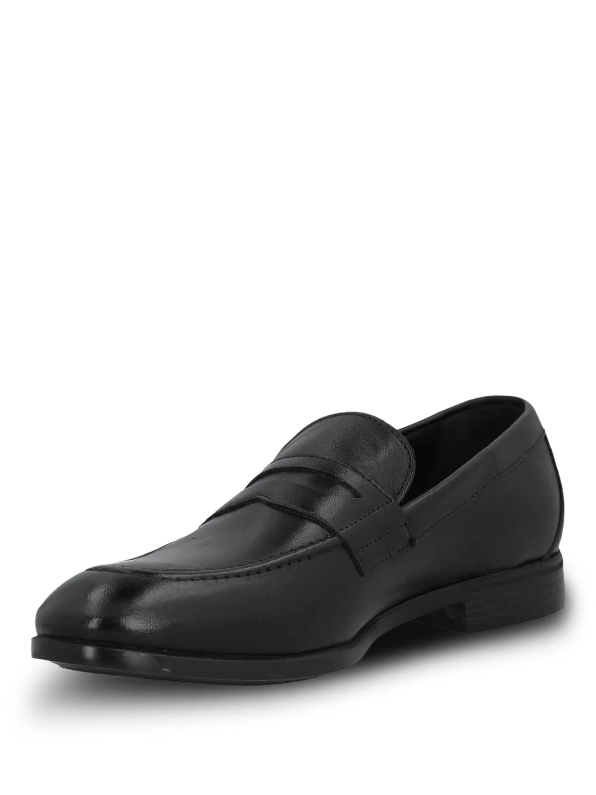 Mocasin Hombre Italiano Cuero Ulivo Negro | Hush Puppies