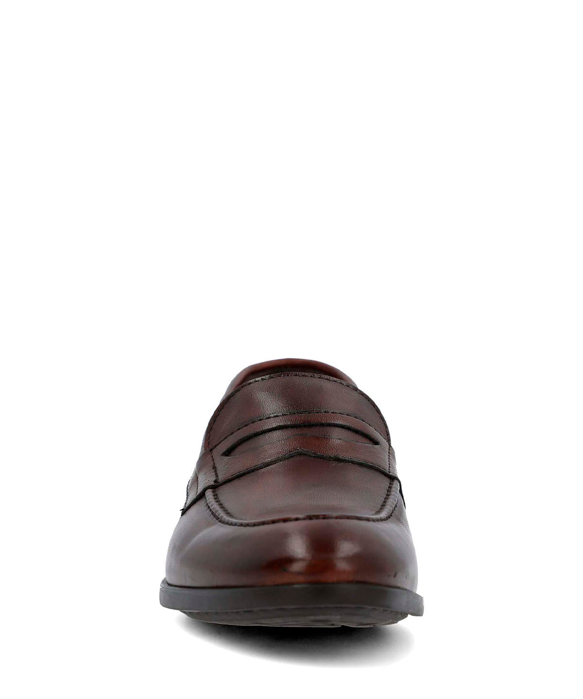 Mocasin Hombre Italiano Cuero Ulivo Café | Hush Puppies