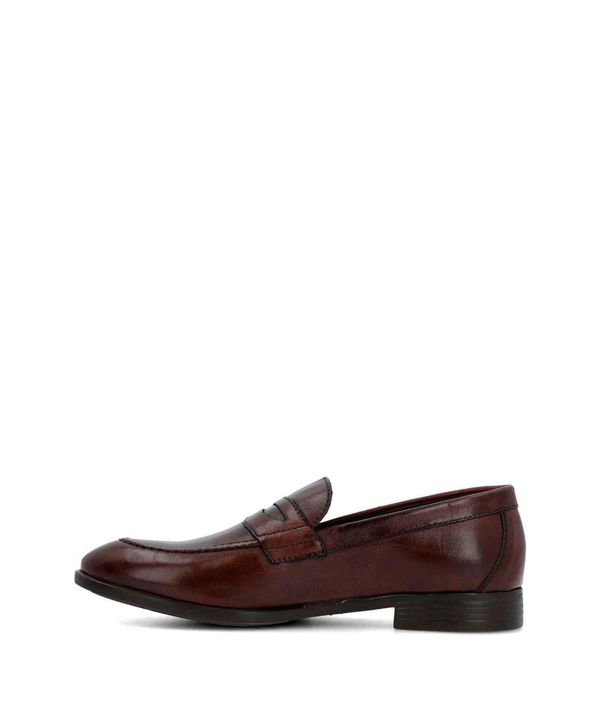 Mocasin Hombre Italiano Cuero Ulivo Café | Hush Puppies