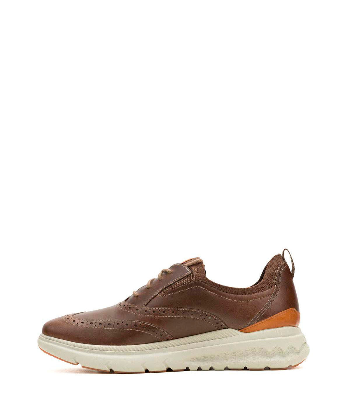 Zapato Cuero Hombre Excel Wingtip Café | Hush Puppies