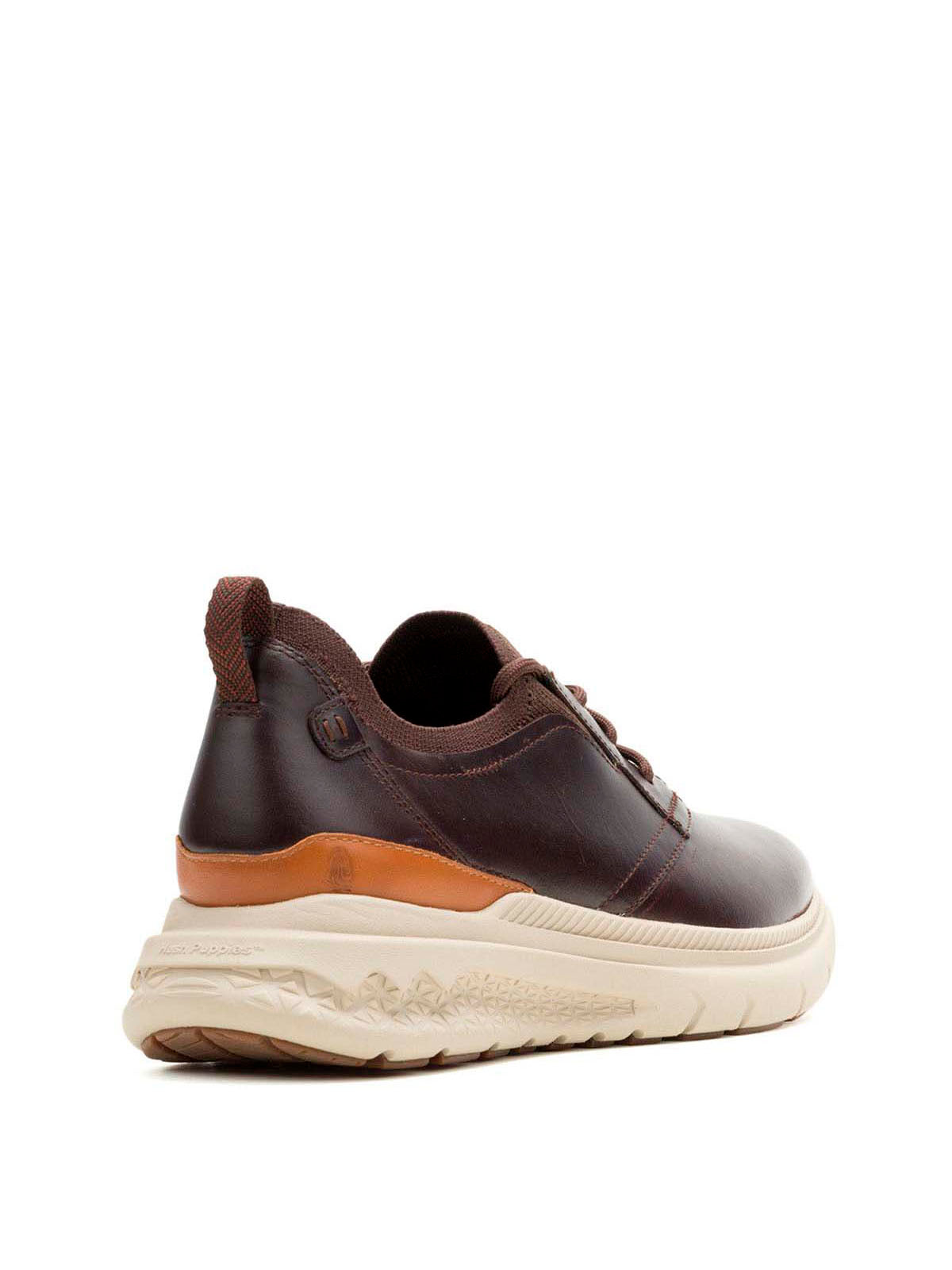 Zapato Cuero Hombre Excel Laceup Café | Hush Puppies