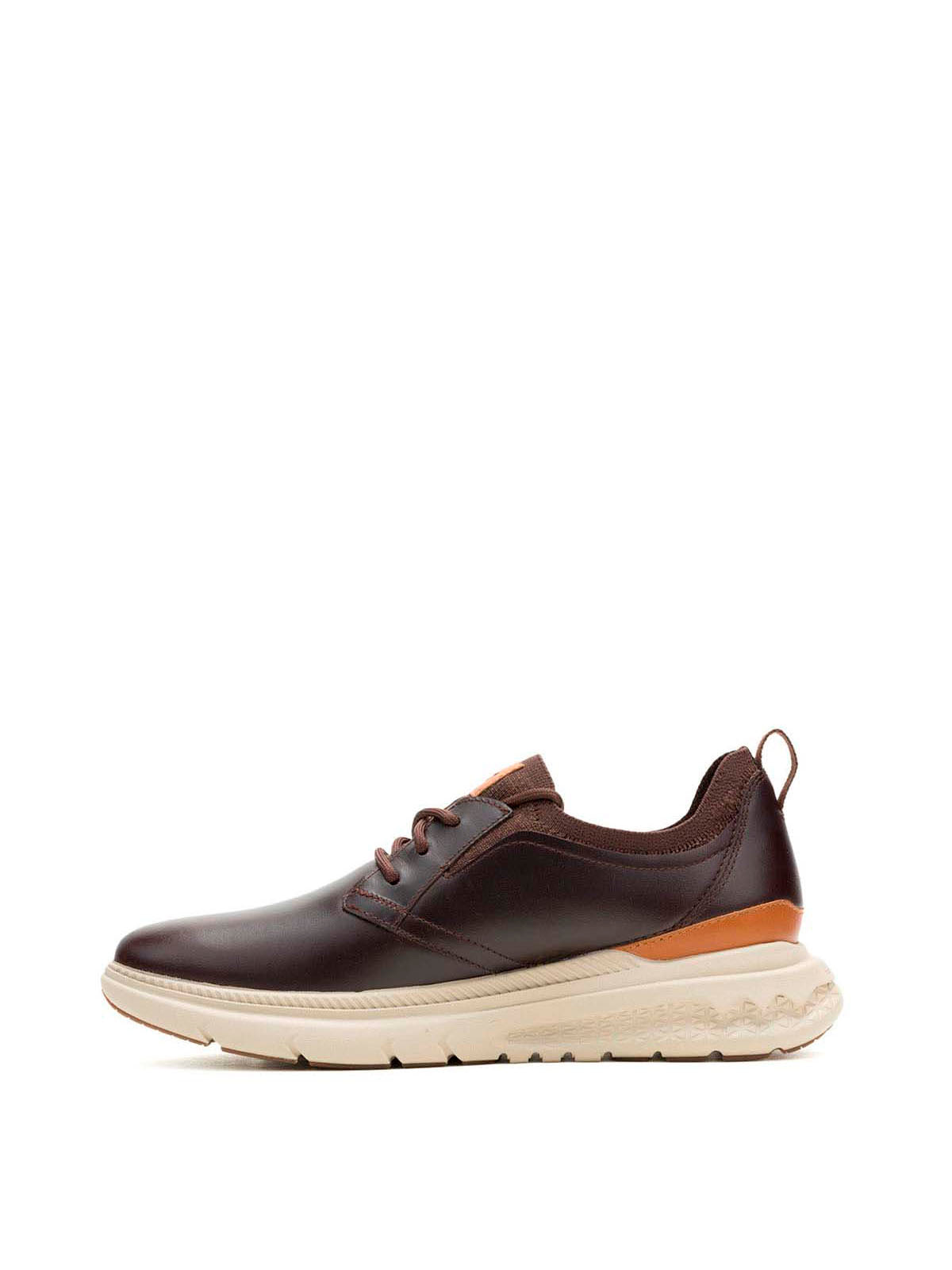 Zapato Cuero Hombre Excel Laceup Café | Hush Puppies