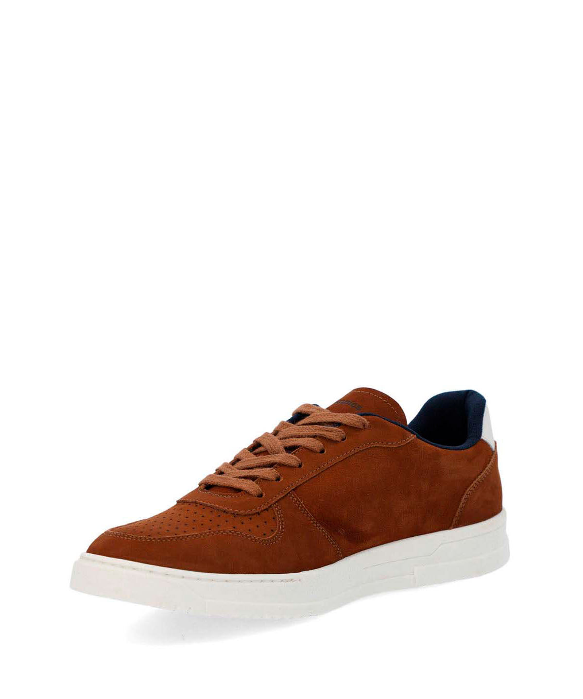 Zapatilla Cuero Hombre Philippe Café