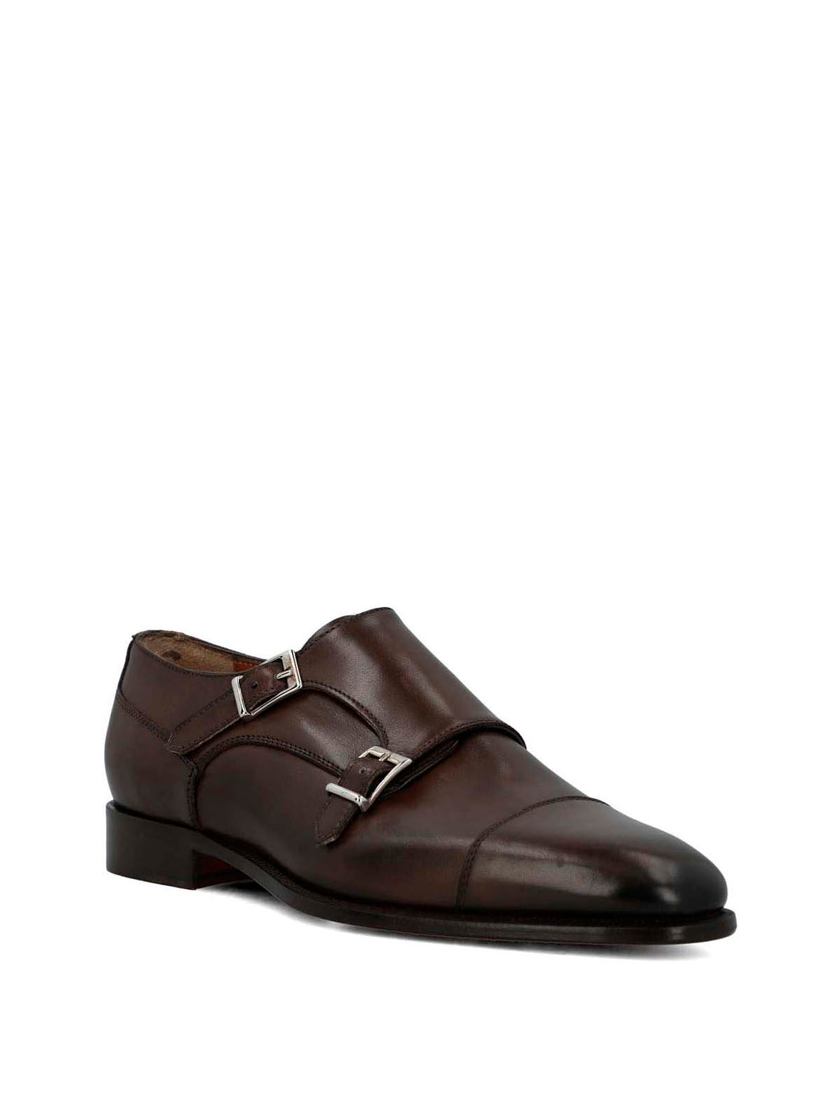 Zapato Italiano Cuero Hombre Macelli Café