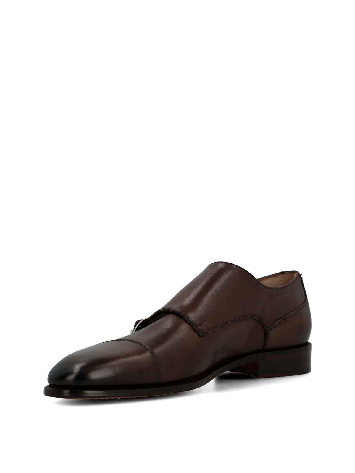 Zapato Italiano Cuero Hombre Macelli Café