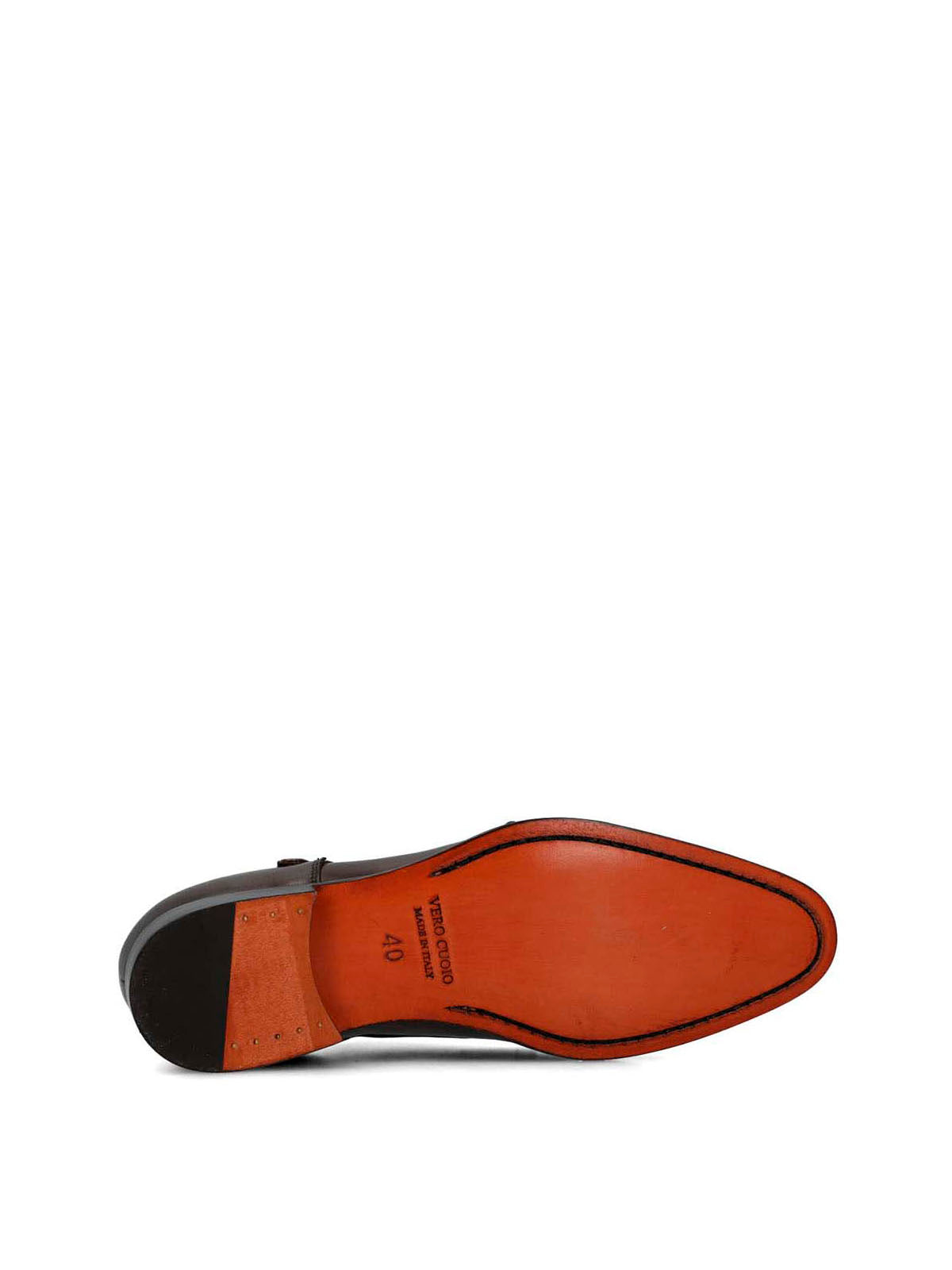 Zapato Italiano Cuero Hombre Macelli Café