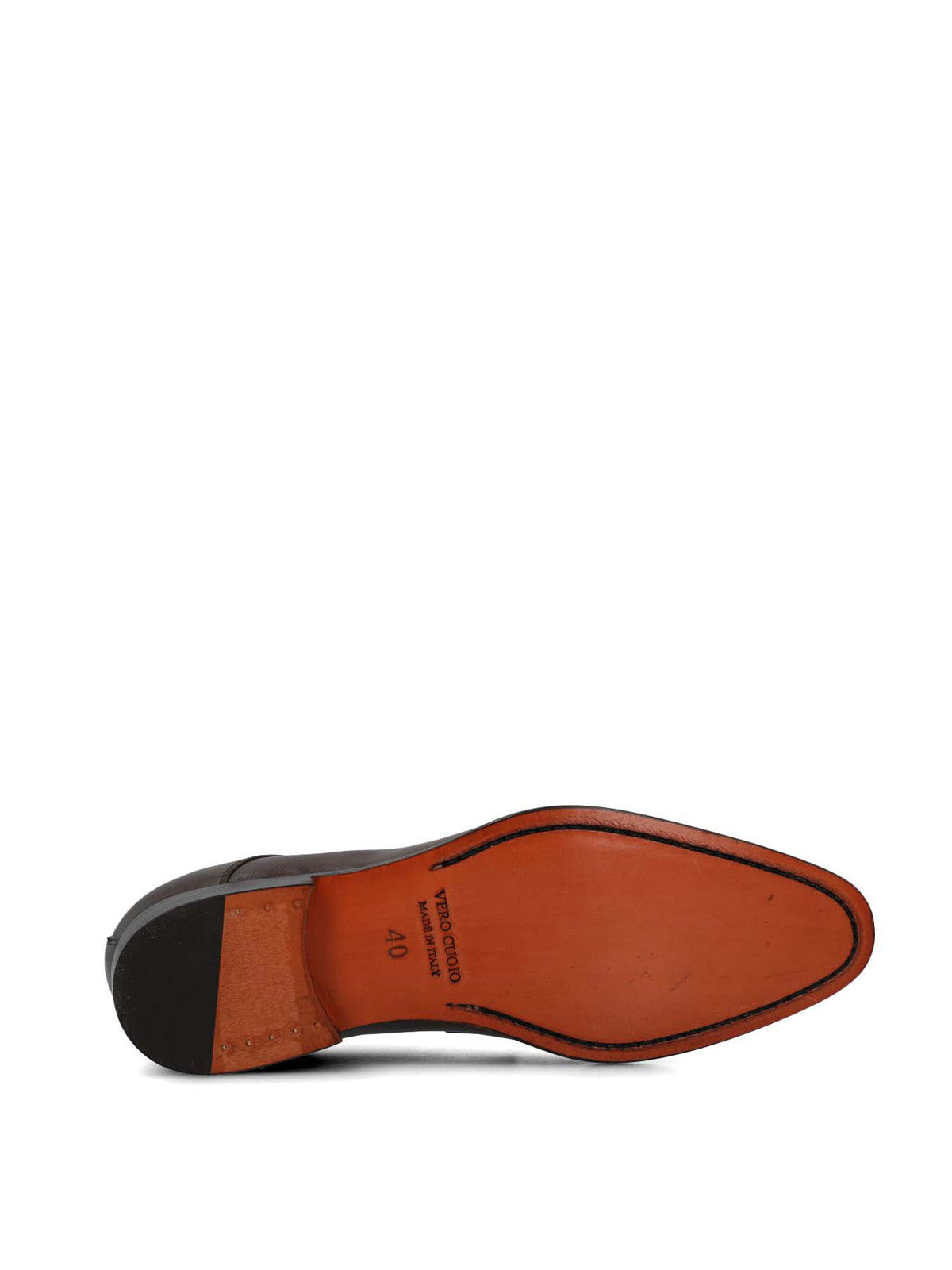 Zapato Italiano Cuero Hombre Ludovisi Negro