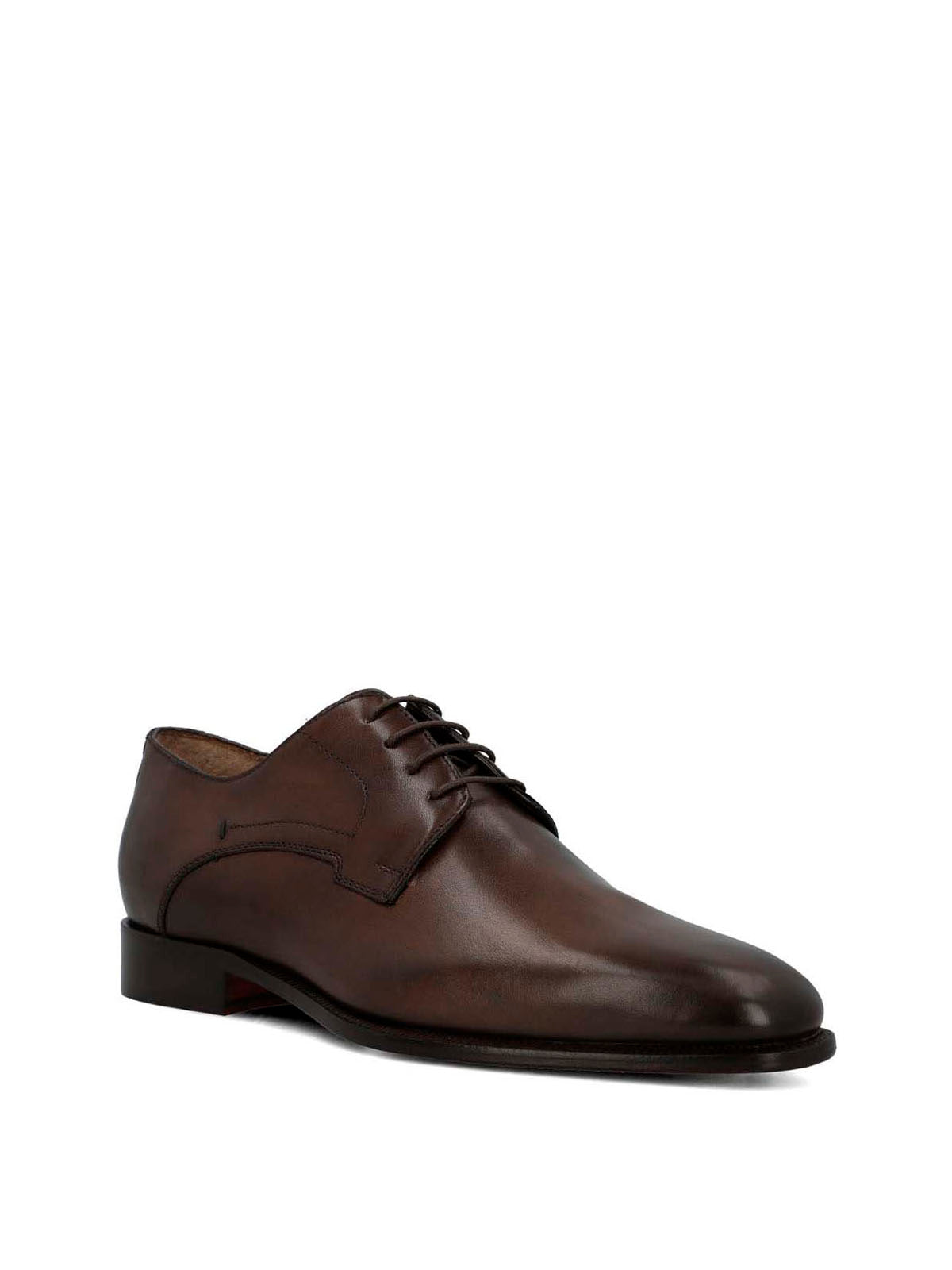 Zapato Italiano Cuero Hombre Ludovisi Café