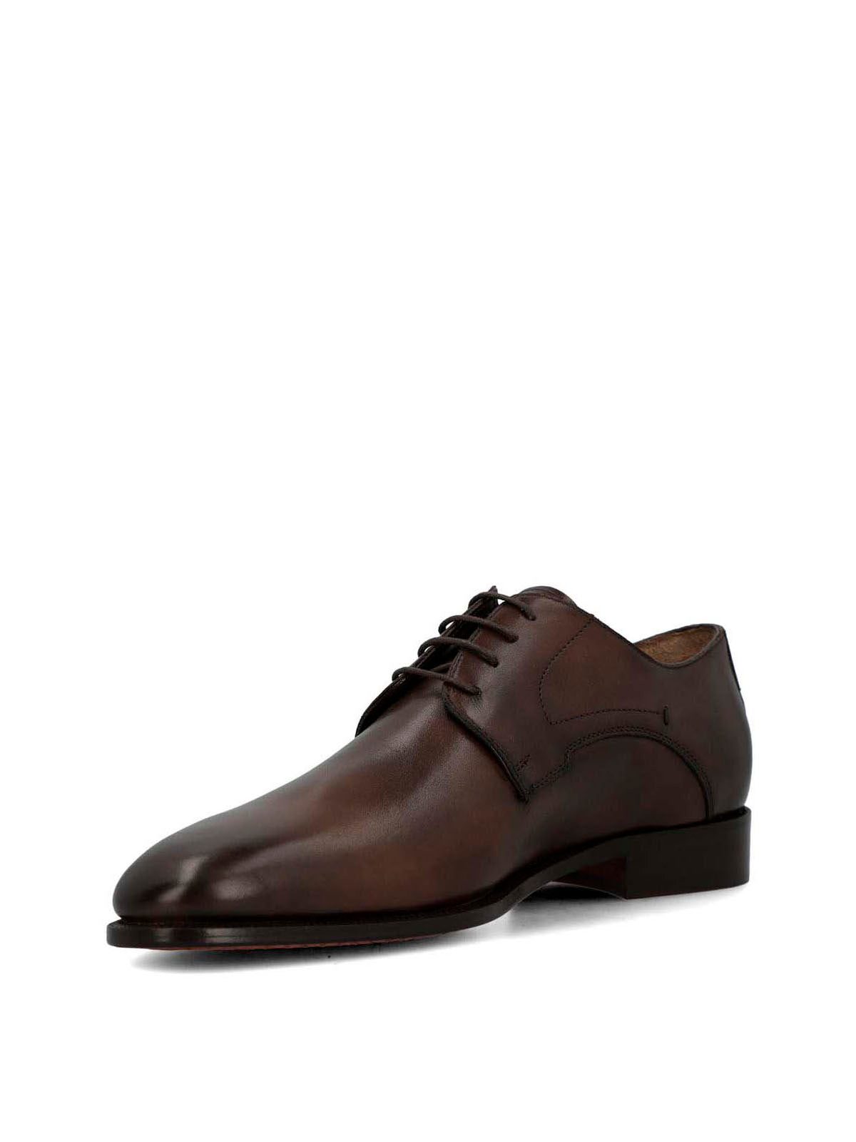 Zapato Italiano Cuero Hombre Ludovisi Café