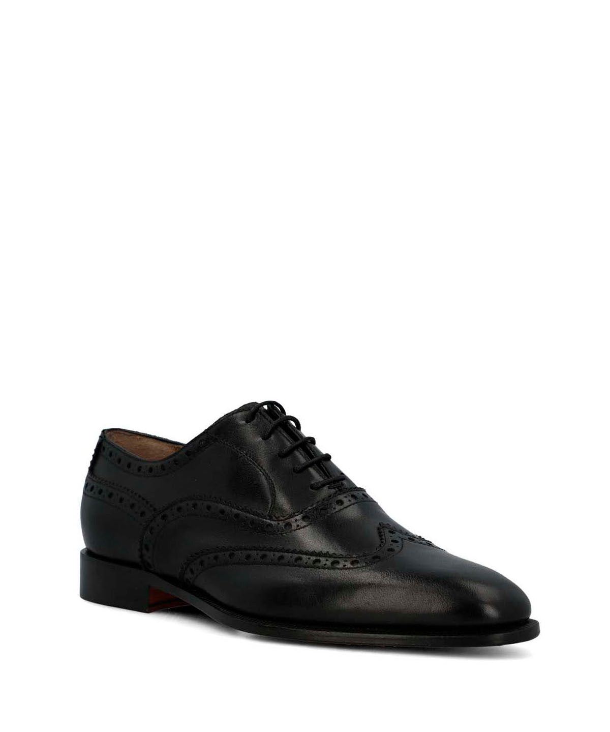 Zapato Italiano Cuero Hombre Sorriso Negro