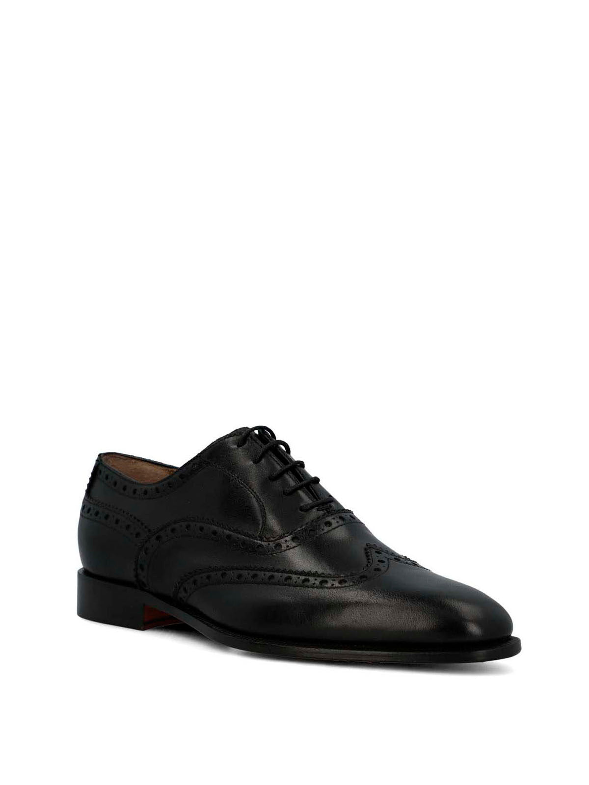 Zapato Italiano Cuero Hombre Sorriso Negro