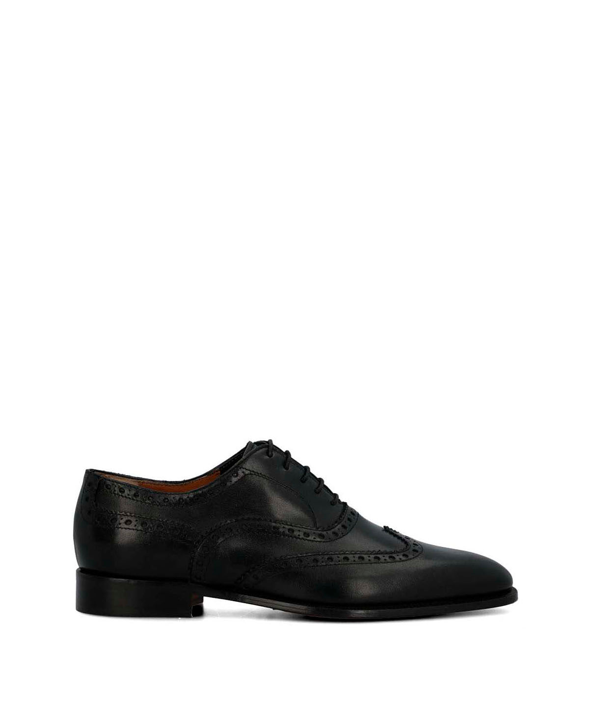 Zapato Italiano Cuero Hombre Sorriso Negro