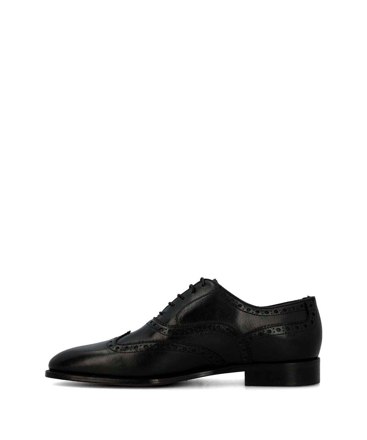 Zapato Italiano Cuero Hombre Sorriso Negro