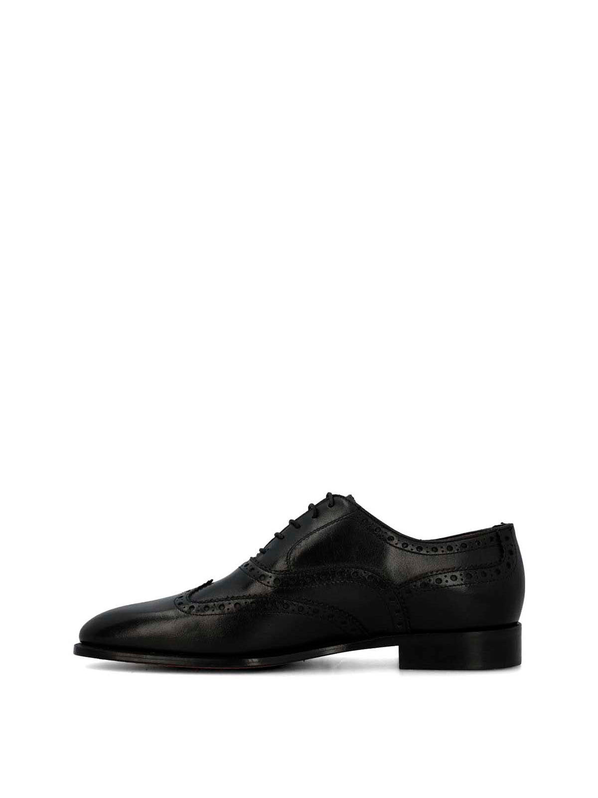 Zapato Italiano Cuero Hombre Sorriso Negro